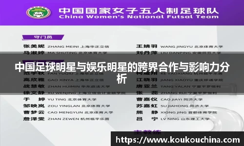 中国足球明星与娱乐明星的跨界合作与影响力分析